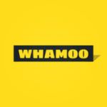 Colorful interface showing casino games like poker, roulette, and blackjack on Whamoo App