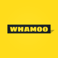 Colorful interface showing casino games like poker, roulette, and blackjack on Whamoo App
